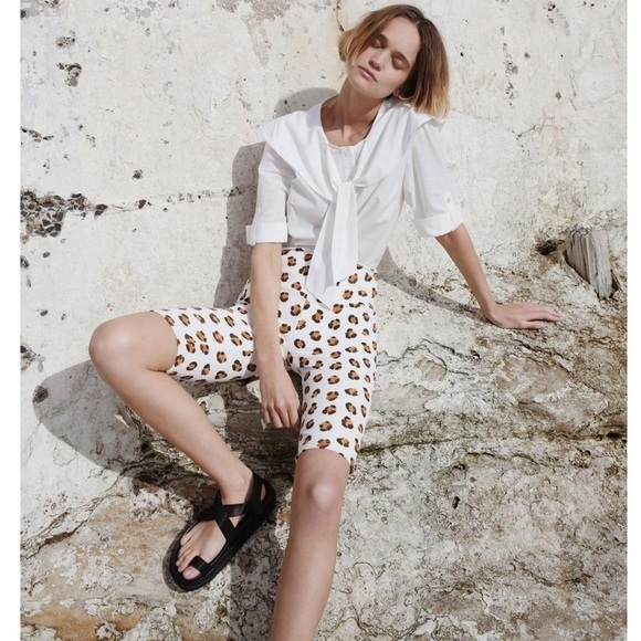 Marysia Crosby Shorts in Leopard Print - Picture 2 of 9